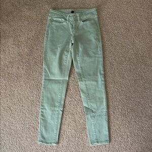 GAP Women’s Mint Green Premium Super Skinny Crop Low Rise Jeans Size 0/24